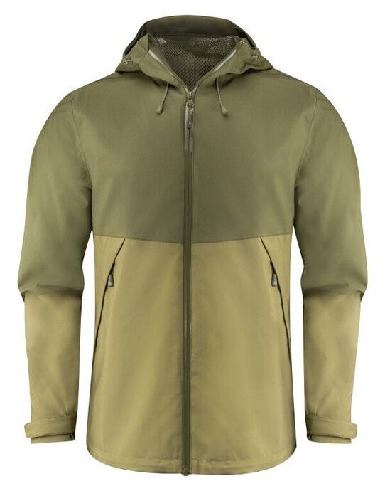 James Harvest Northville Two-Tone Jacket - Moss Green