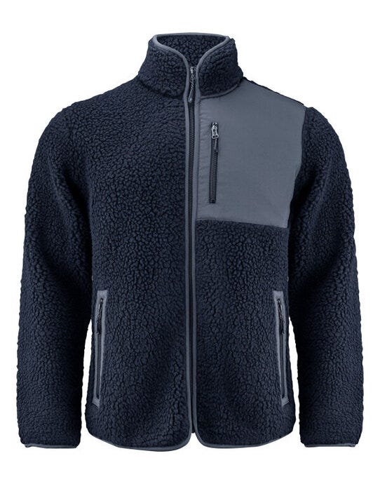 James Harvest Kingsley Sherpa Fleece - Navy