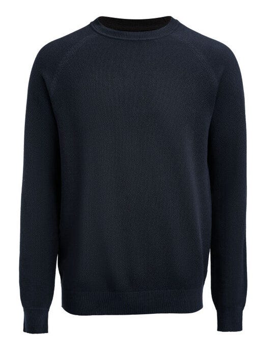 James Harvest Ashland Casual Knit Sweat - Navy