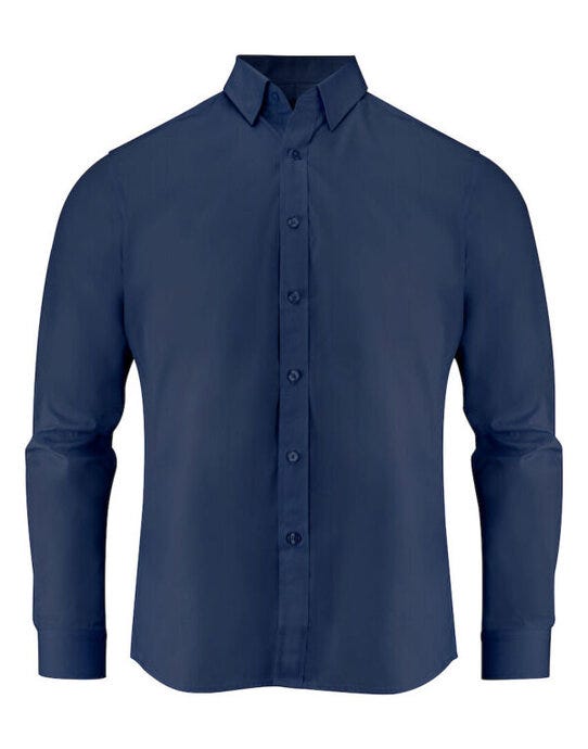 James Harvest Acton Business Shirt - Navy