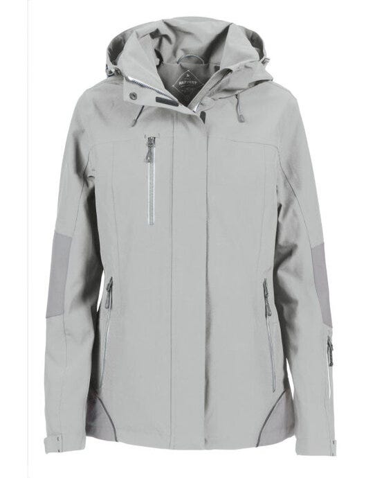 James Harvest Ladies Islandblock Jacket - Light Grey