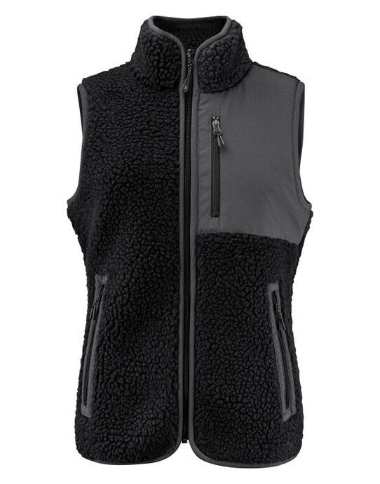 James Harvest Kingsley Vest Ladies - Black