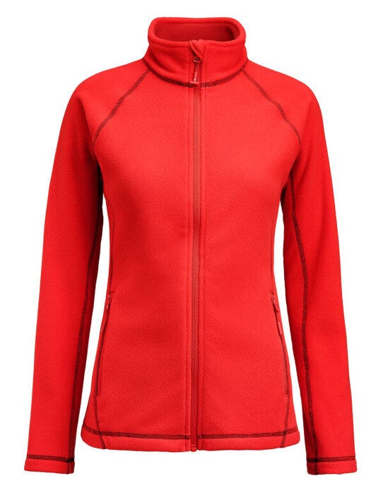 James Harvest Ladies Zion Fleece - Red