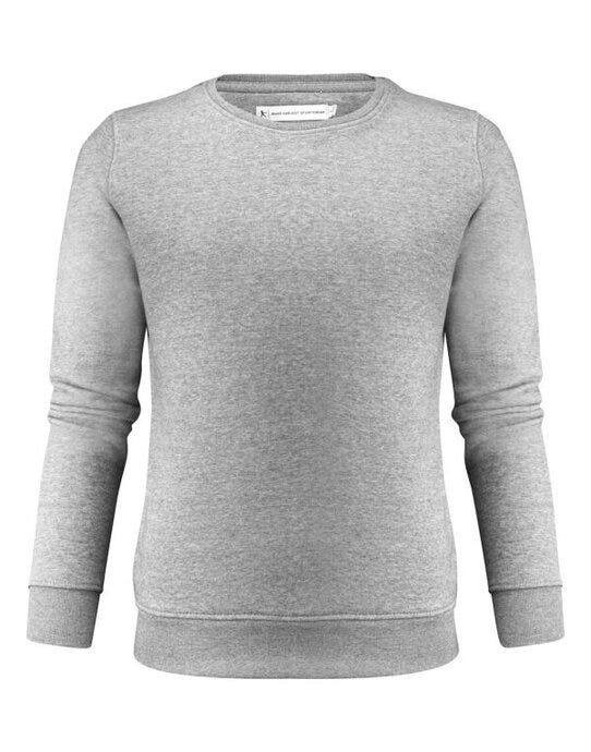 James Harvest Alder Heights Ladies Sweat - Grey Melange