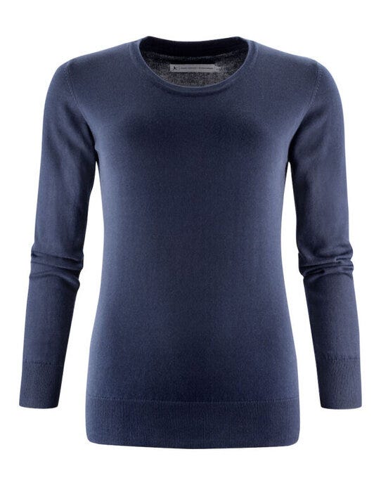 James Harvest Ashland U-Neck Ladies Knit - Navy