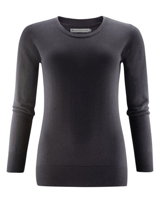James Harvest Ashland U-Neck Ladies Knit - Black