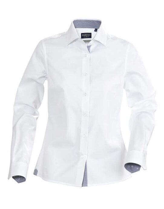 James Harvest Ladies Baltimore Shirt - White