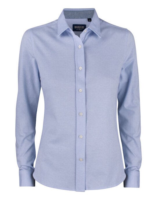 James Harvest Burlingham Ladies Shirt - Light Blue