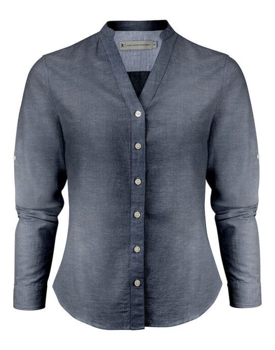 James Harvest Townsend Ladies Shirt - Navy