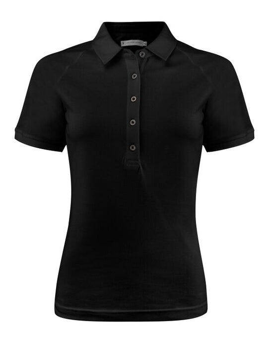 James Harvest Brookings Ladies Polo - Black