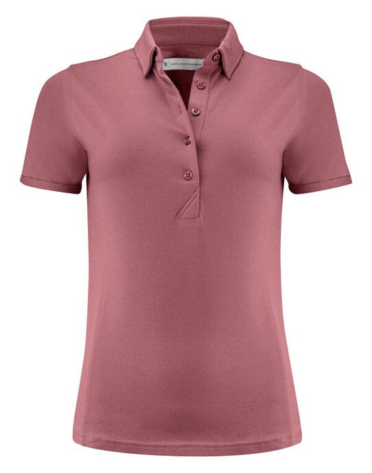 James Harvest American Ladies Polo - Dusty Red