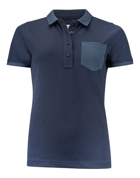 James Harvest Pinedale Ladies Pique Polo - Navy