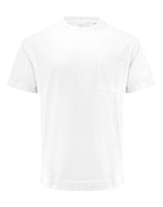James Harvest Devons Relaxed Fit T-Shirt - White