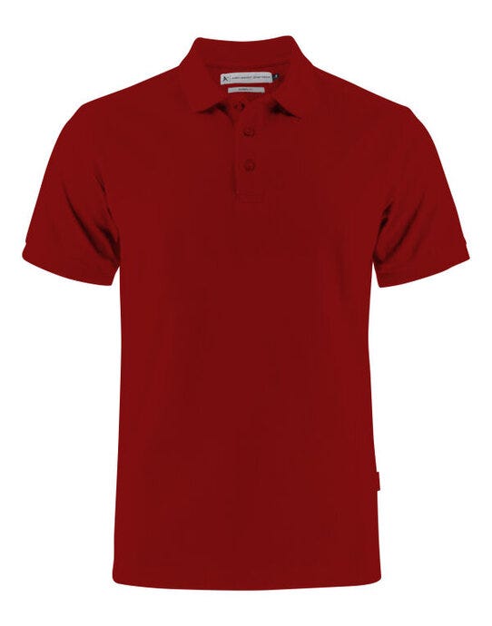 James Harvest Neptune Regular Polo - Dark Red