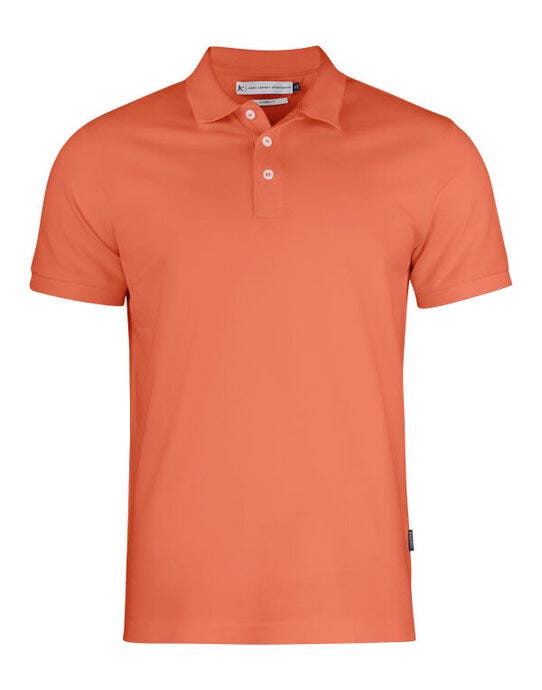 James Harvest Sunset Modern Polo - Orange Vintage