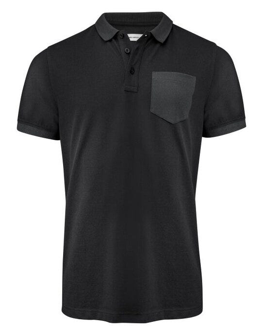 James Harvest Pinedale Pique Polo - Black