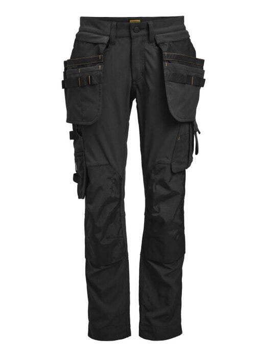 Jobman Womens Craftsman Trousers Stretch - Black