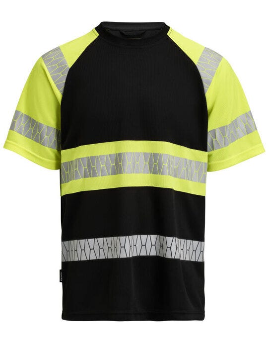 Jobman Hi-Vis T-Shirt - Black/Yellow