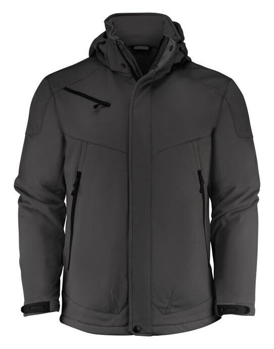Printer Essentials Men Skeleton Softshel - Black