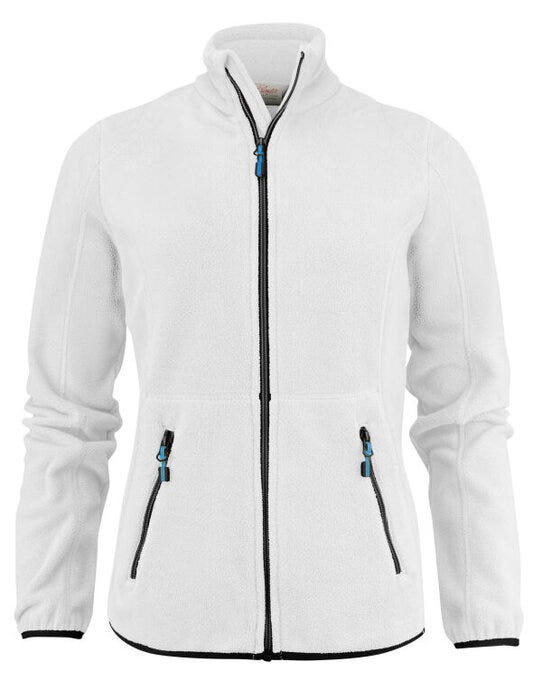 Printer Essentials Printer Ladies Speedway Fleece Jacket - White