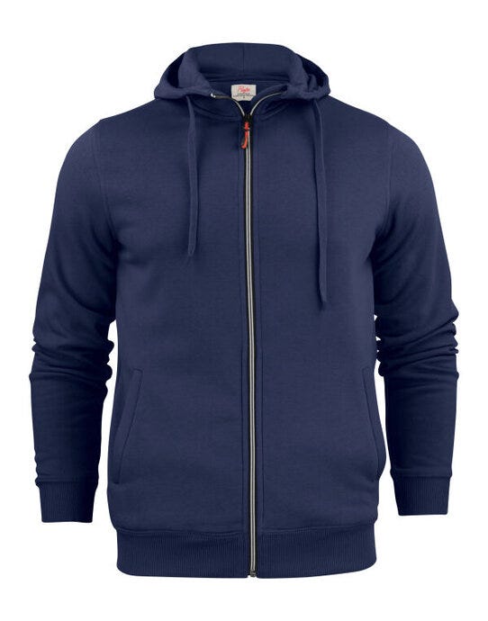 Printer Essentials Printer Mens Overhead Full Zip Hoodie - Navy