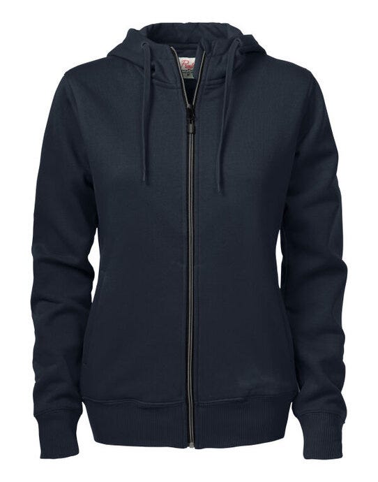 Printer Essentials Printer Ladies Overhead Full Zip Hoody - Black