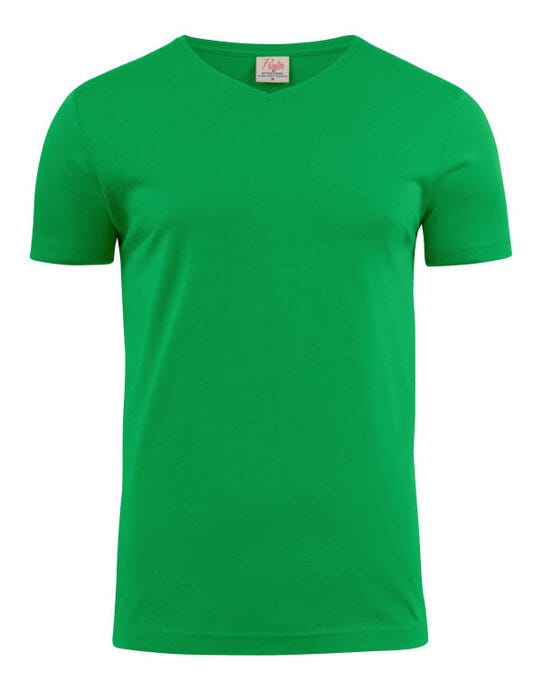 Printer Essentials Printer Mens Heavy V T-Shirt - Fresh Green