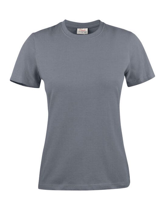 Printer Essentials Printer Ladies Light T-Shirt - Steel Grey