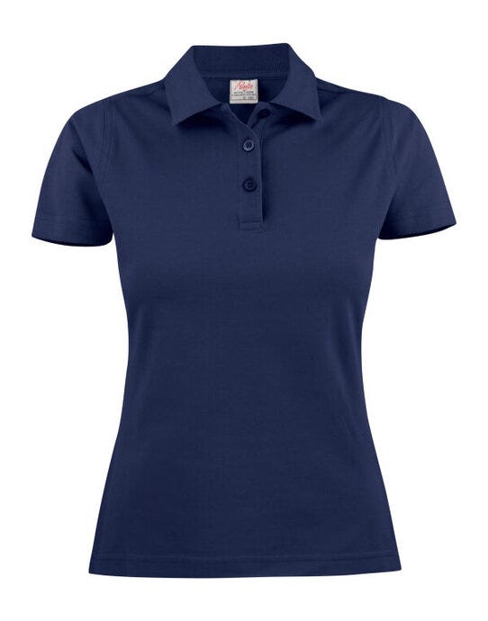 Printer Essentials Printer Ladies Pique Surf Polo - Navy