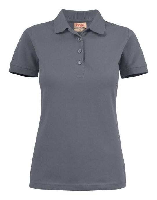 Printer Essentials Printer Ladies Surf Stretch Polo - Steel Grey