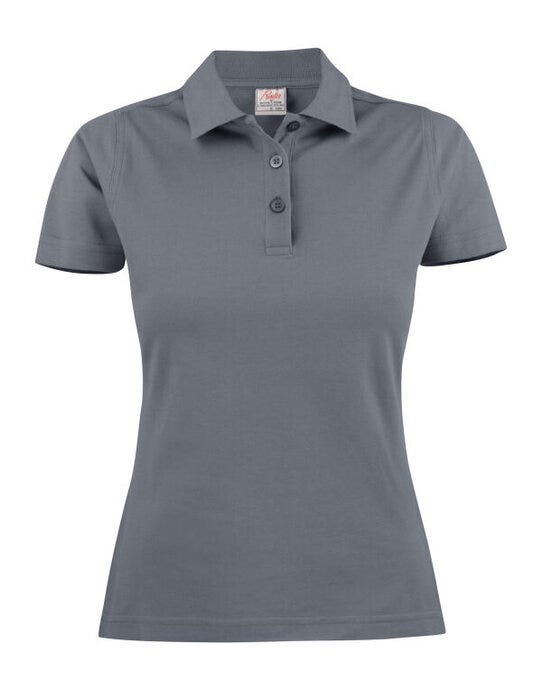 Printer Essentials Printer Ladies Surf Light Polo - Steel Grey