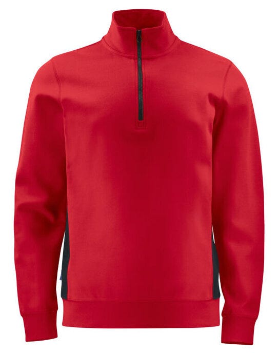 ProJob Workwear ProJob Prio 2128 1/2 Zip Sweatshirt - Red