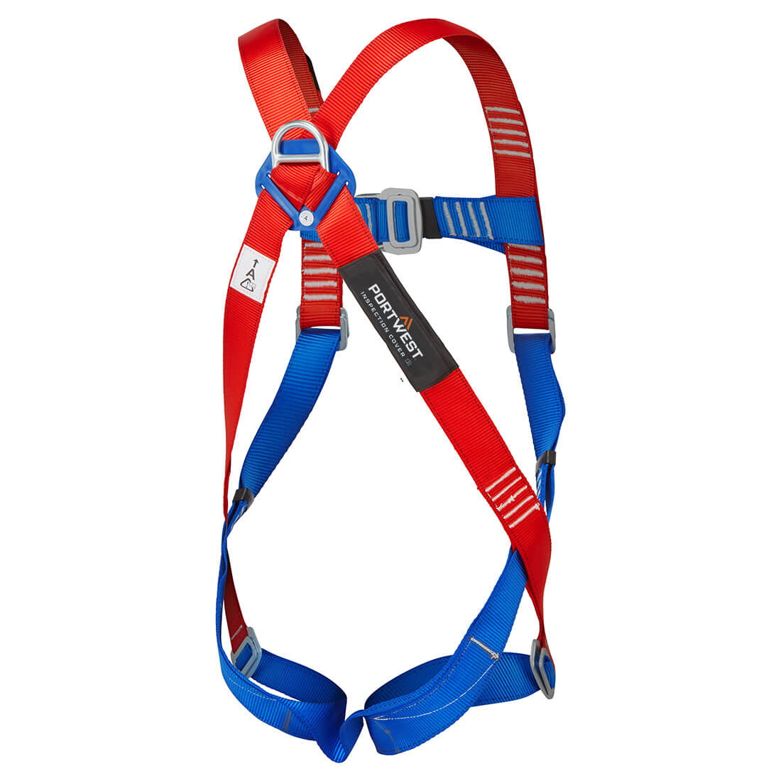 Portwest FP13 2 Point Harness in Red, back view