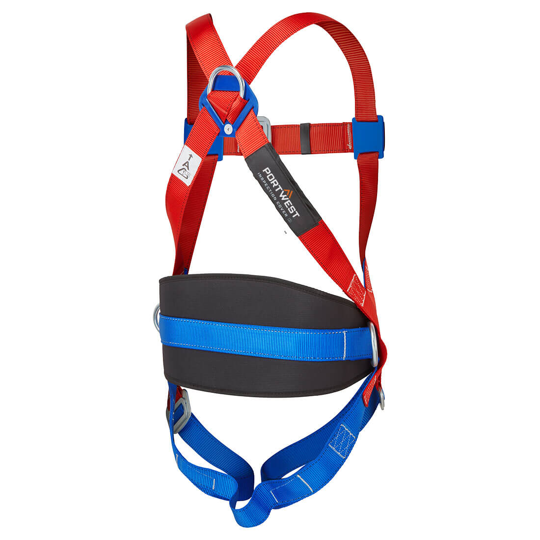 Portwest FP14 2 Point Comfort Harness in Red, back view