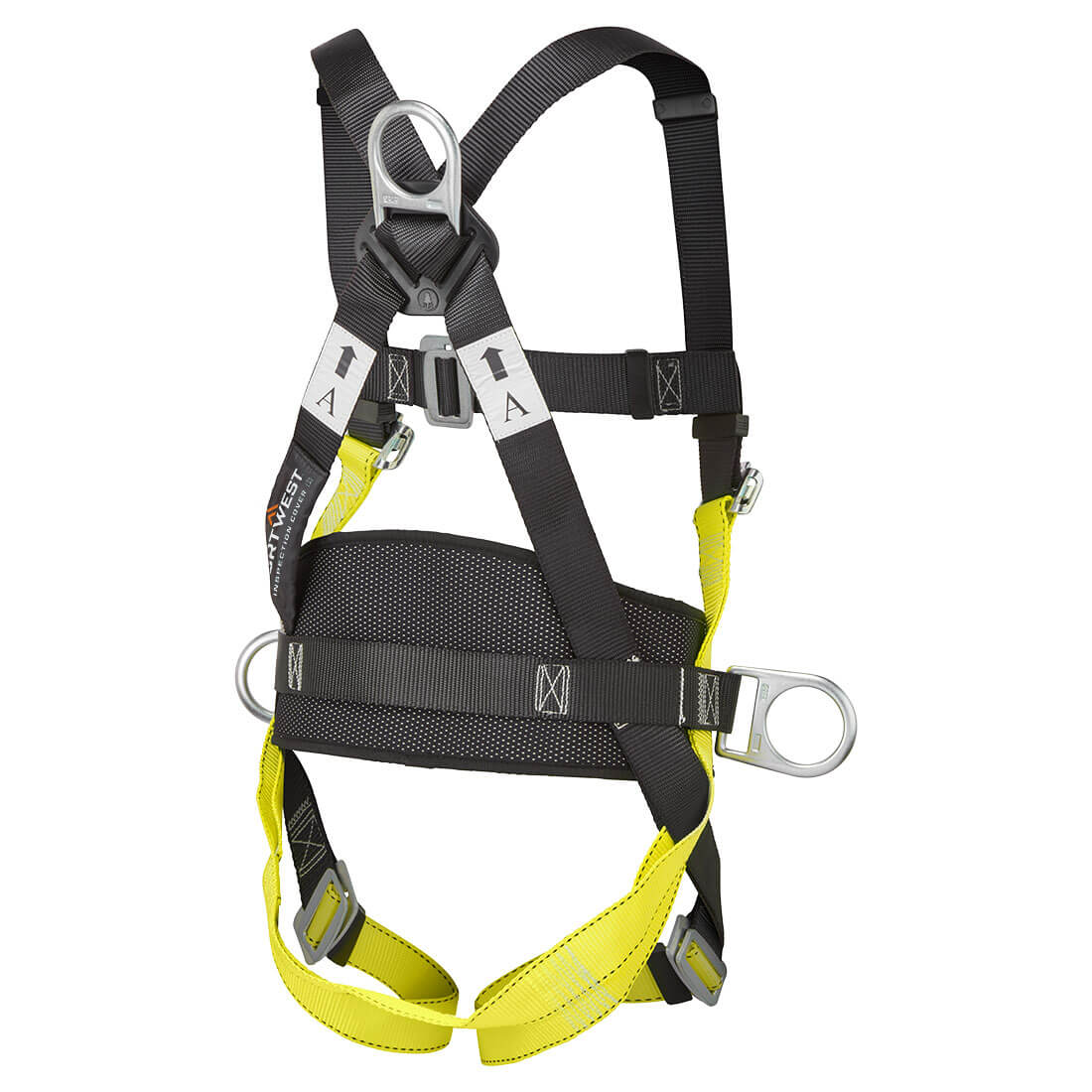 Portwest FP15 2 Point Comfort Plus Harness in Black, back view