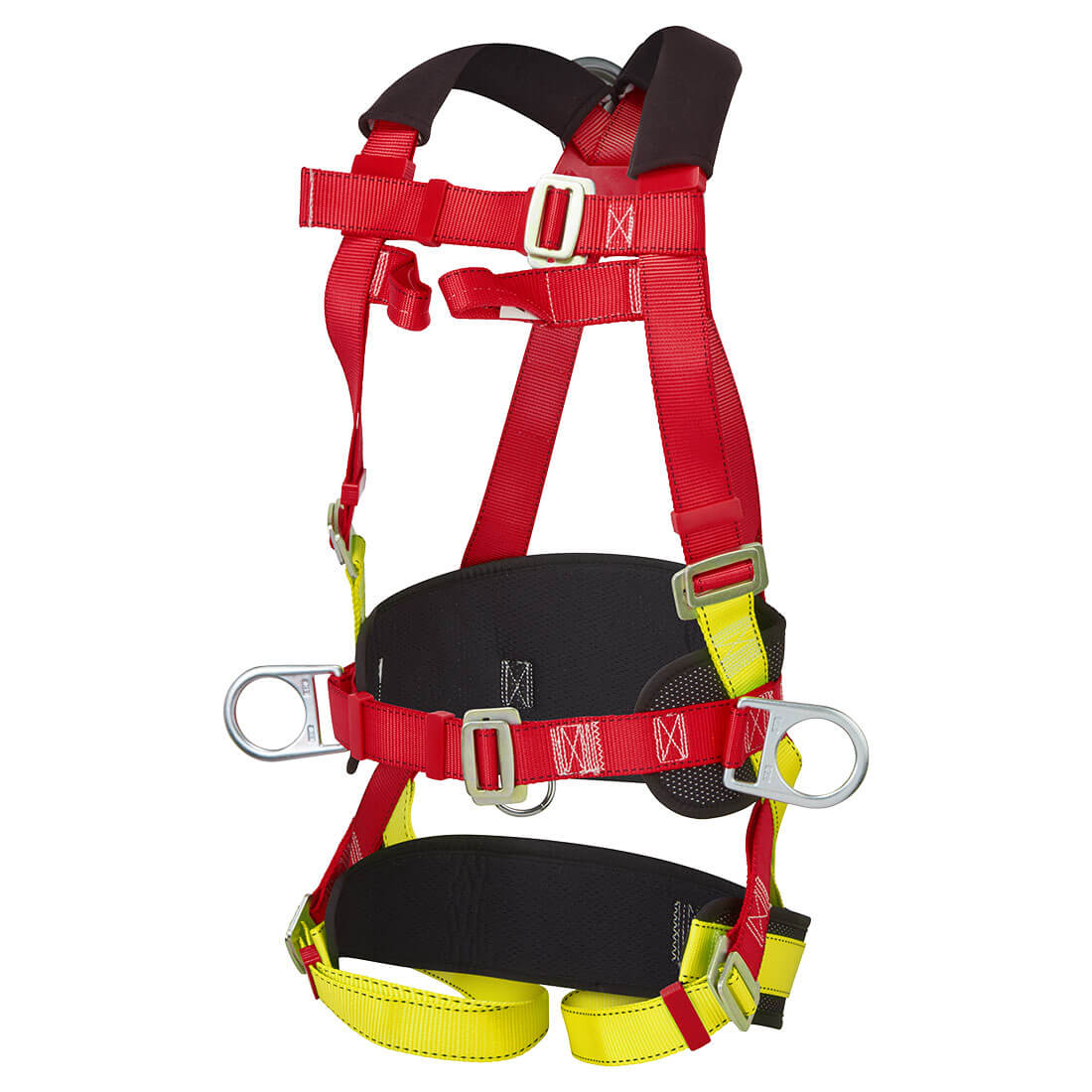 Portwest 3 Point Comfort Plus Harness in Red, main product image