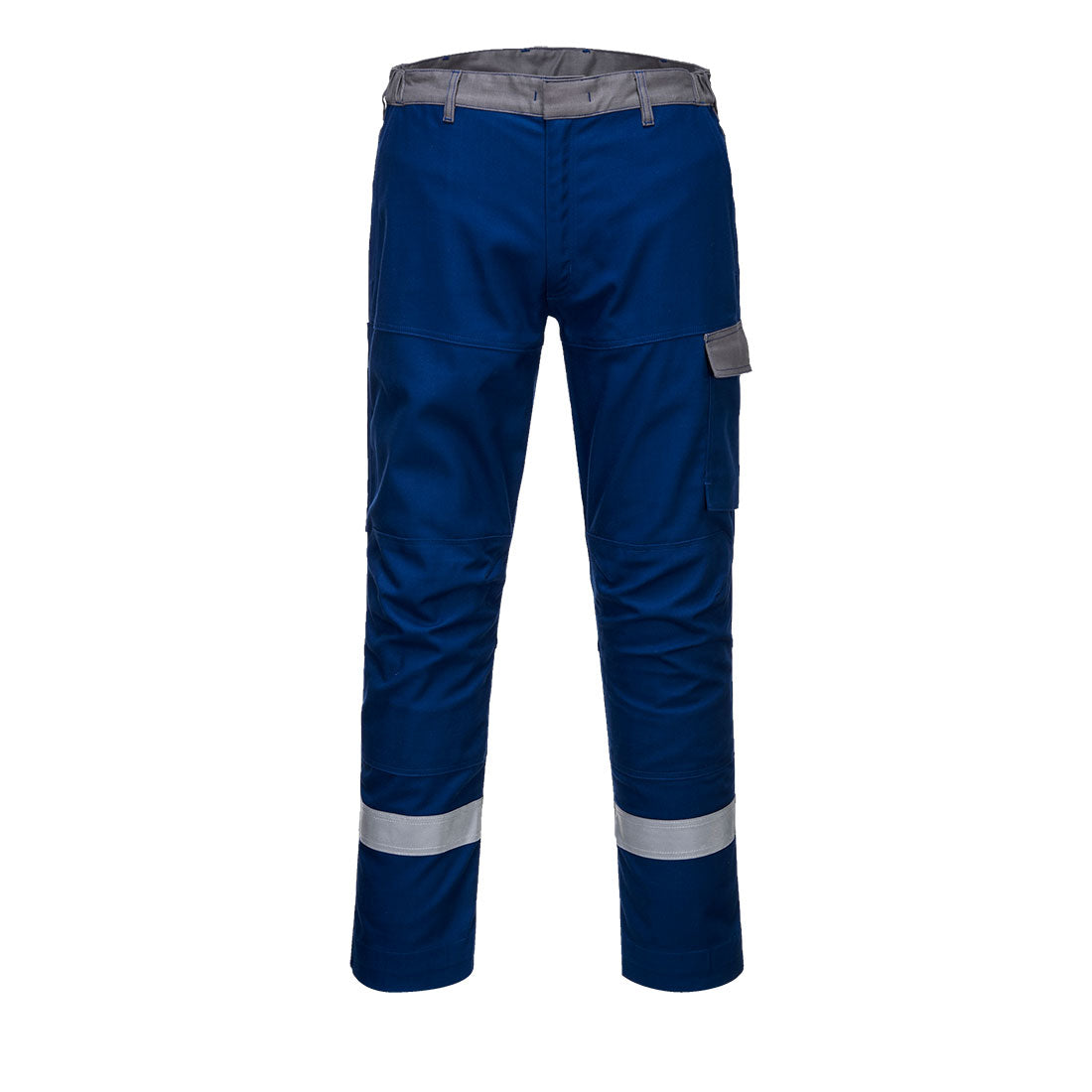 Portwest Bizflame Industry Two Tone FR Trousers in Royal Blue, image 2