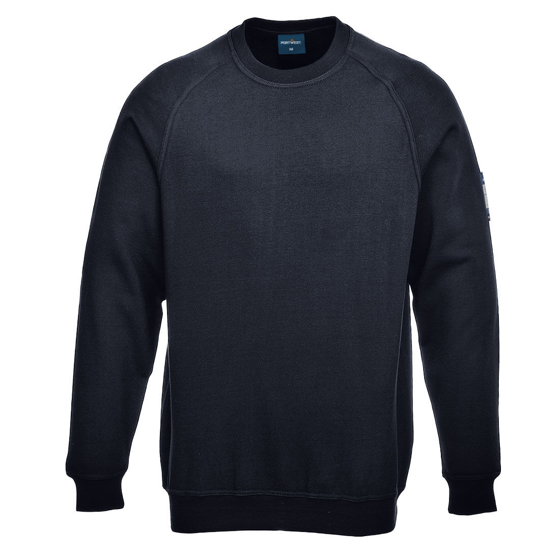 Portwest Modaflame Knit FR Sweatshirt in Navy, image 2