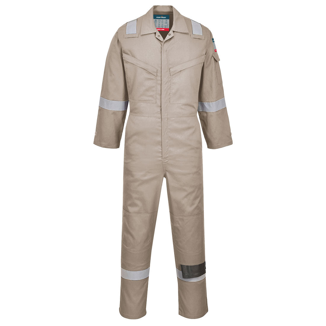 Portwest Bizflame Work Lightweight FR Coverall in Khaki, image 3