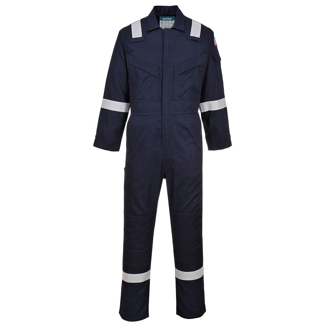 Portwest Bizflame Work Lightweight FR Coverall in Navy, image 4