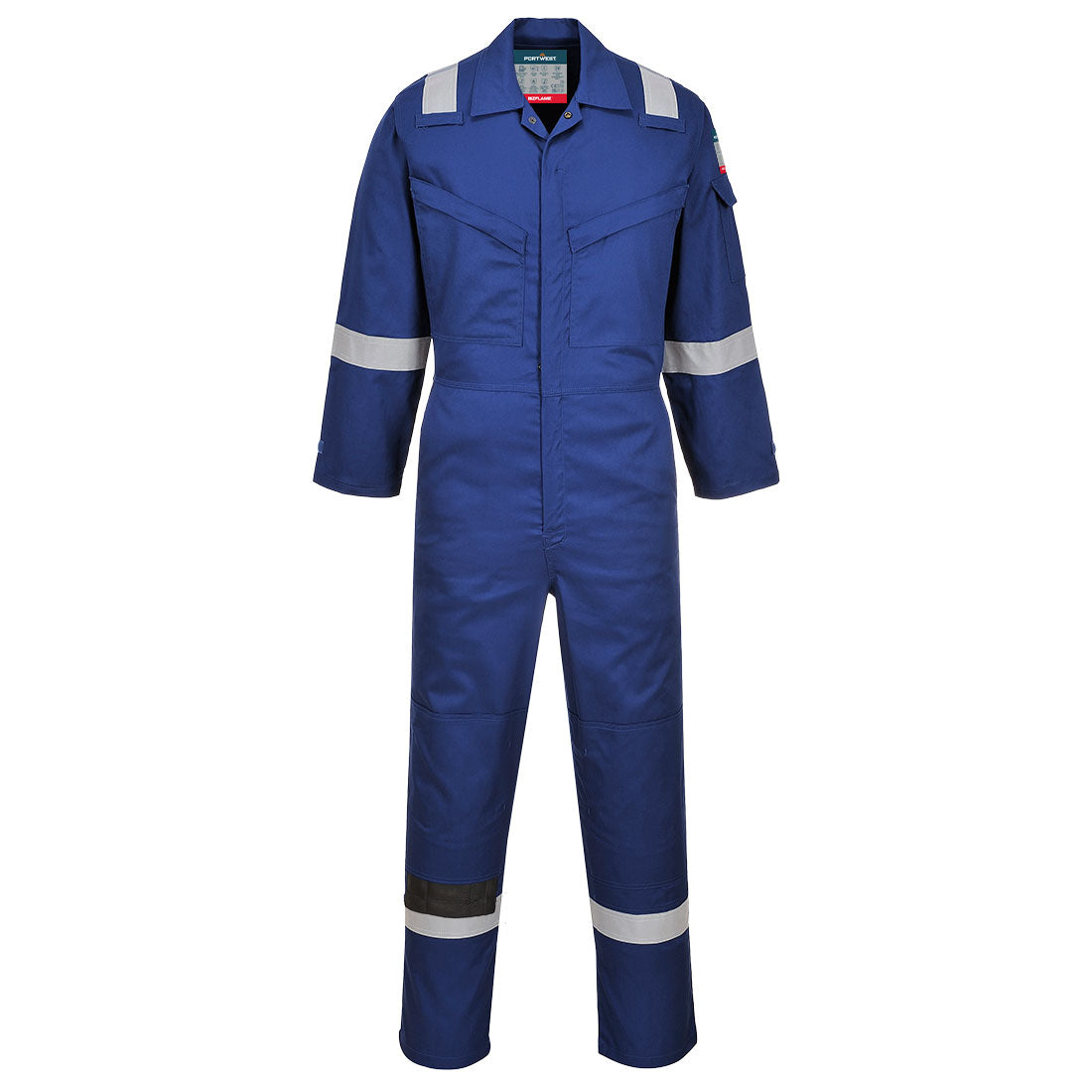 Portwest Bizflame Work Lightweight FR Coverall in Royal Blue, image 8