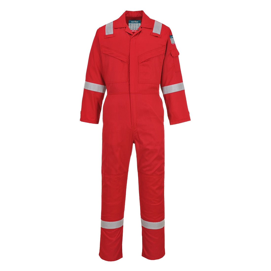 Portwest Bizflame Work Lightweight FR Coverall in Red, image 9