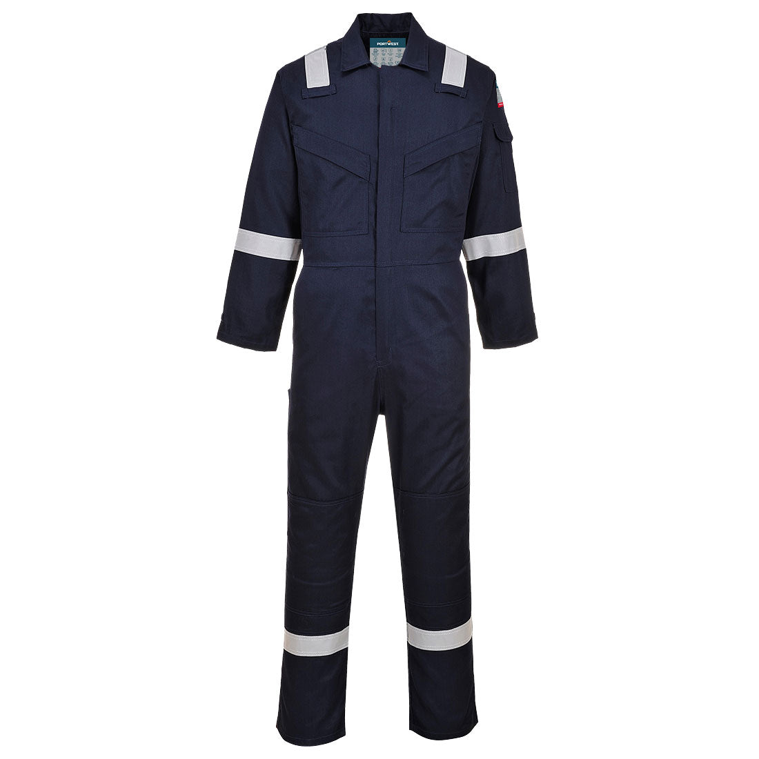 Portwest Bizflame Work FR Coverall in Navy, image 3