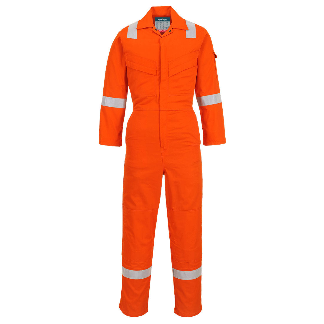 Portwest Bizflame Work FR Coverall in Orange, image 4