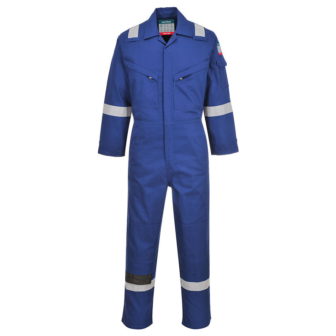Portwest Bizflame Work FR Coverall in Royal Blue, image 5