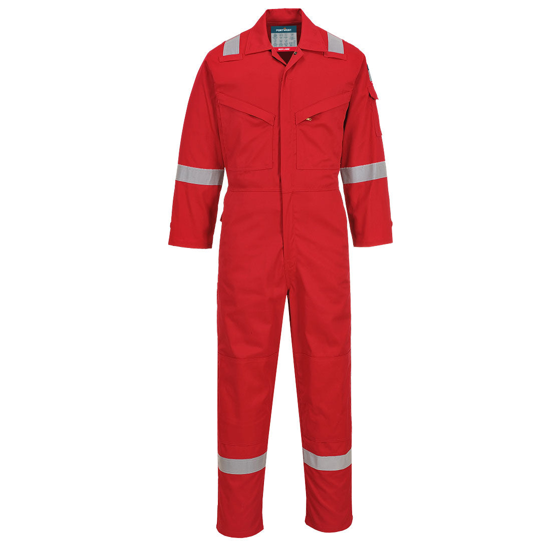 Portwest Bizflame Work FR Coverall in Red, image 6