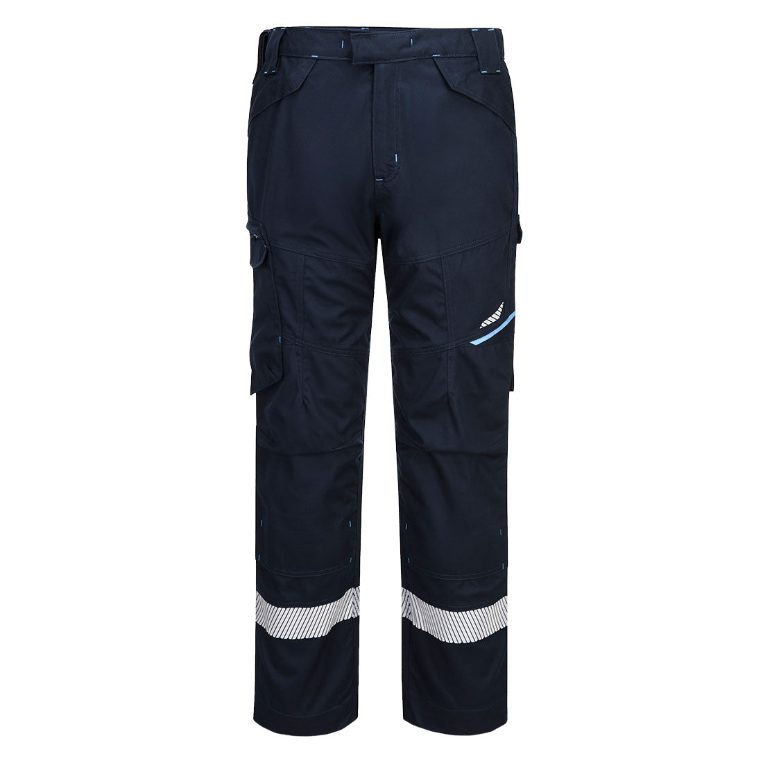 Portwest WX3 Modaflame Work FR Service Trousers in Navy, image 2