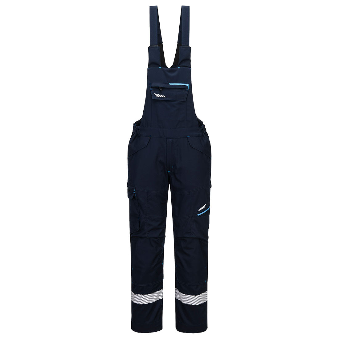 Portwest WX3 Modaflame Work FR Bib and Brace in Navy, image 2