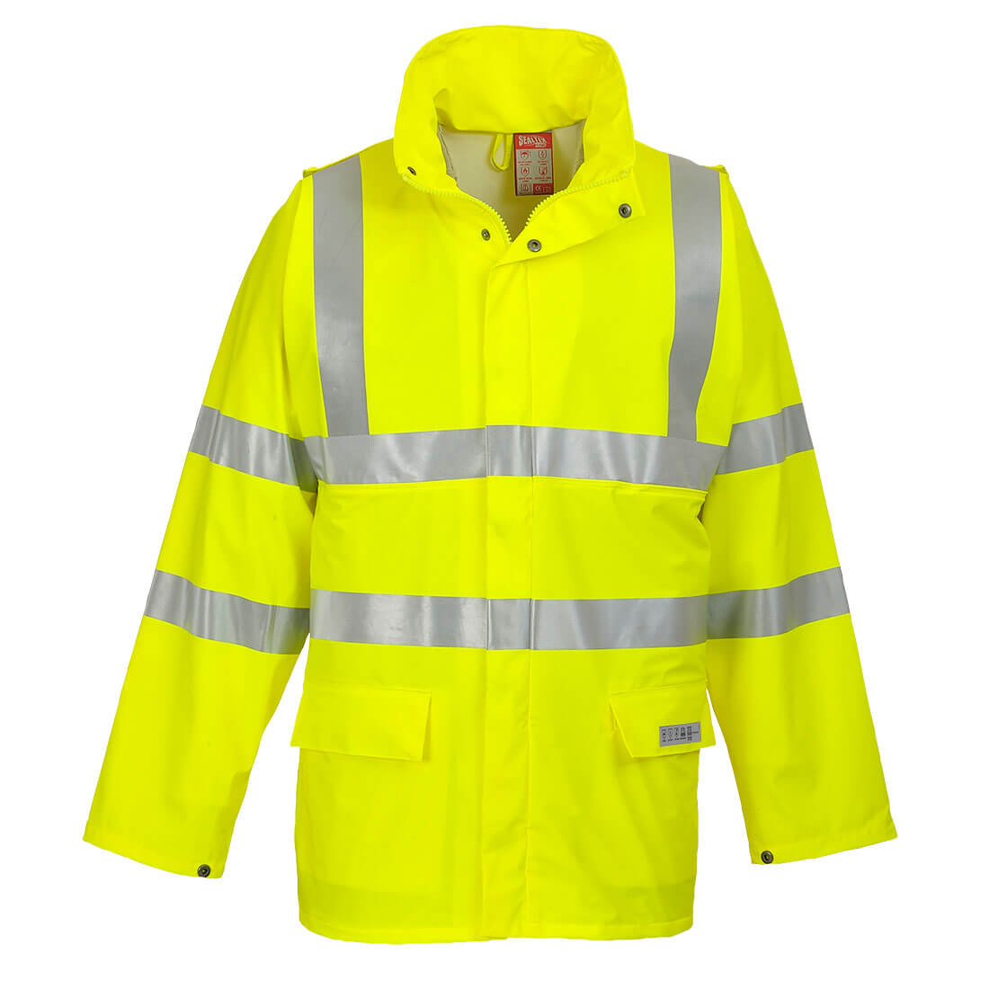 Portwest Sealtex Flame Hi-Vis FR Jacket in Yellow, image 2