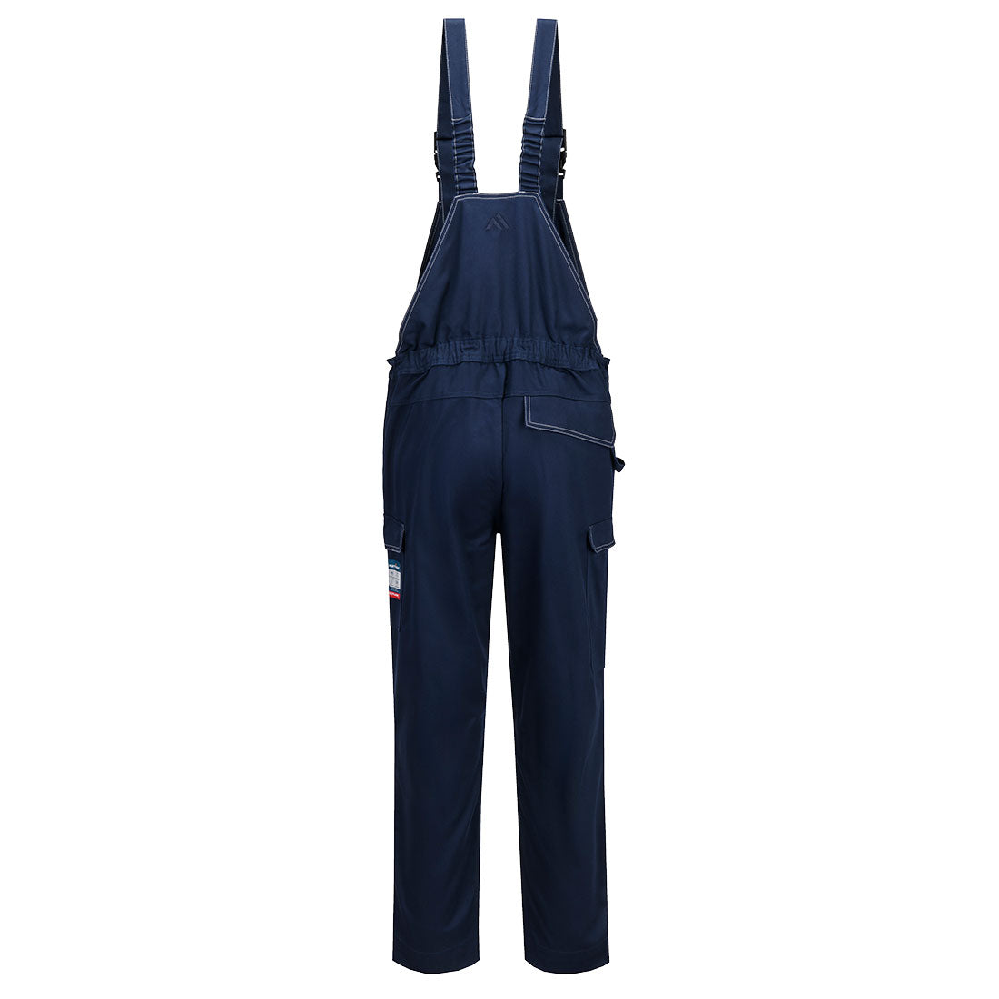 Portwest FR449 Bizflame Work FR Bib and Brace in Navy, back view